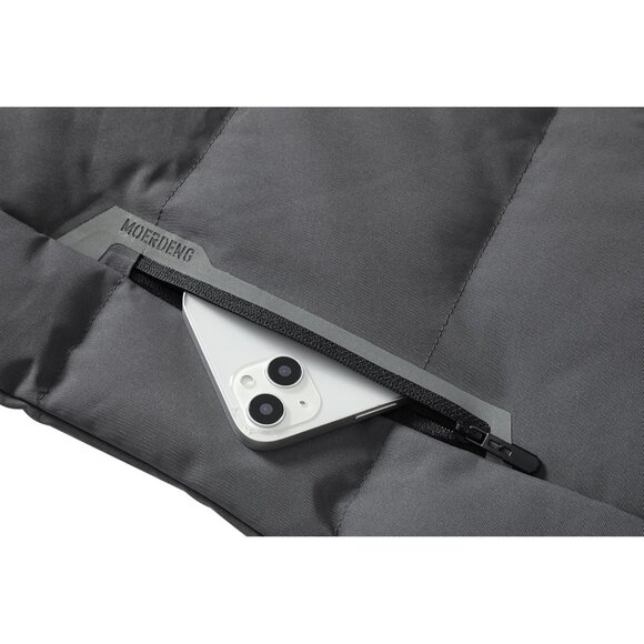 Women's Lightweight Full-Zip Puffer Jacket with Hood Quilted Warm Winter Coat Wa - Picture 4 of 6